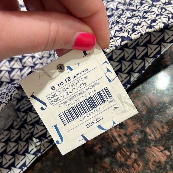 Janie and Jack Sailboat Shorts 6-12 months new - Picture 4 of 4